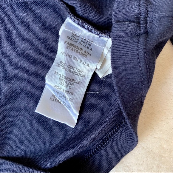 Juicy Couture navy long sleeve polo size S/P - Picture 7 of 7